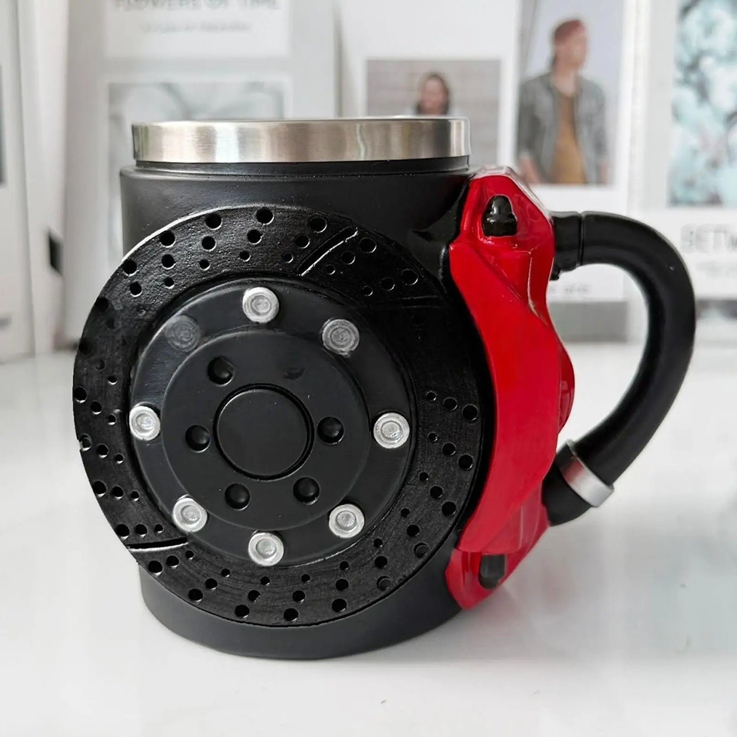 Ergonomic Brake Pad Coffee Mug