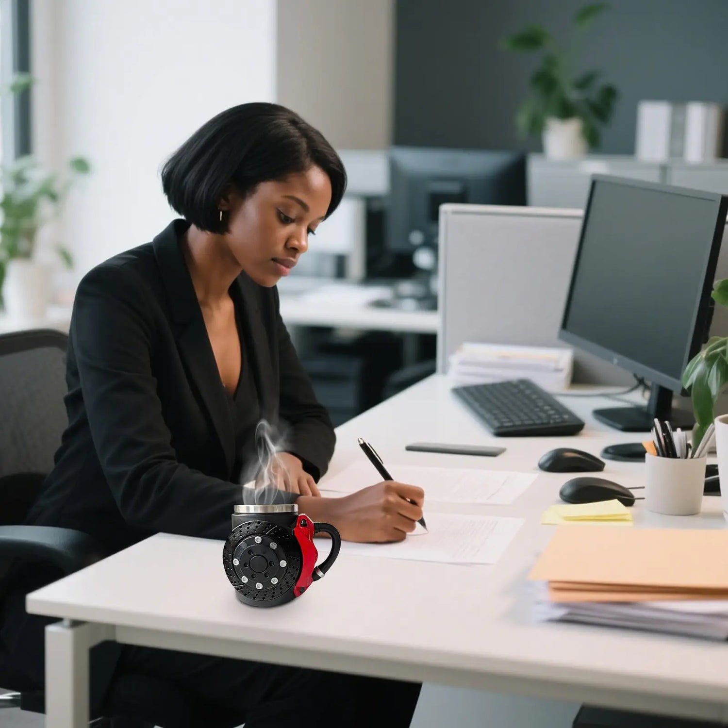 Ergonomic Brake Pad Coffee Mug